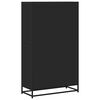 vidaXL Bookcase Black 80.5x35x139 cm Engineered Wood