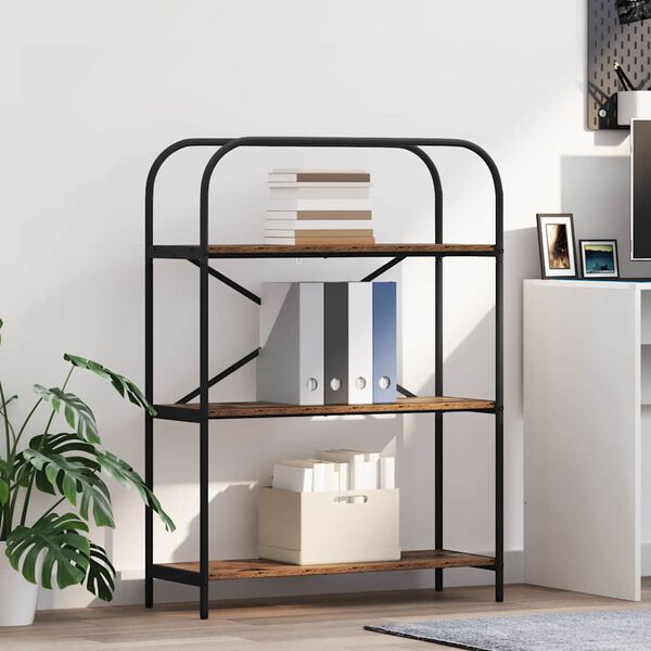 vidaXL Bookshelf Old wood 80 x 30 x 109 cm Engineered wood