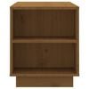 vidaXL TV Cabinet Honey Brown 110x35x40.5 cm Solid Wood Pine