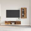 vidaXL TV Cabinet Set with Drawer FLORIN Old Wood Engineered Wood