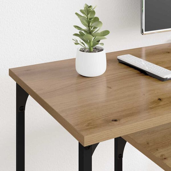 vidaXL TV Cabinet Artisan Oak 102 x 35 x 45.5 cm