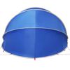 vidaXL Pool Dome Folding Manual Green 430 x 430 x 210 cm