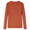 Kids' T-shirt with Long Sleeves Cognac 92