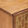 vidaXL Bedside Cabinet 40x33x46 cm Solid Wood Mango