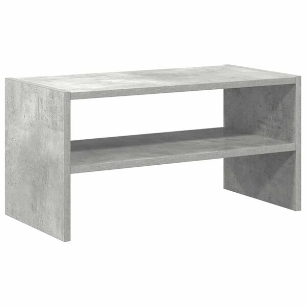 vidaXL Shoe Rack Stackable Concrete Grey 60x30x30.5 cm