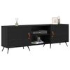 vidaXL TV Cabinet Black oak 150 x 30 x 50 cm Engineered wood
