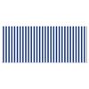 vidaXL Retractable Awning Manual Blue and White 300 x 250 cm