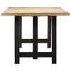 vidaXL Dining Table 240x100x76 cm Rough Mango Wood