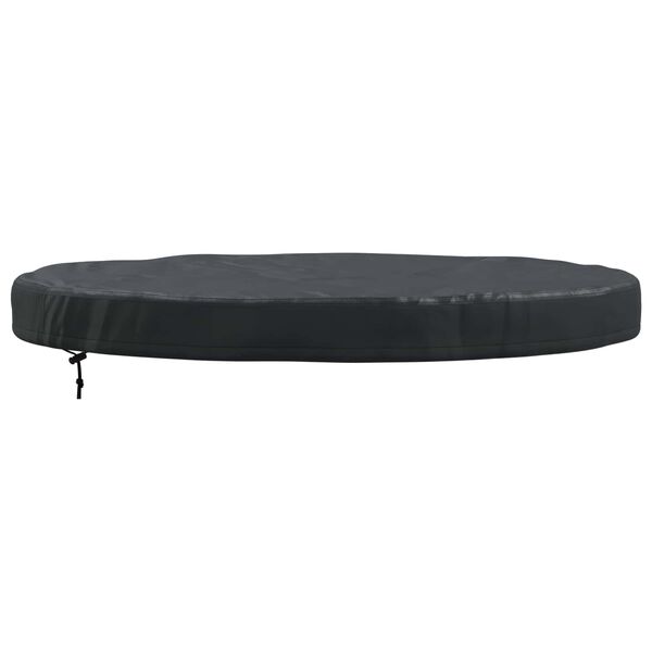 vidaXL Outdoor Table Cover Black 112 x 112 x 10 cm 420D Oxford Fbric