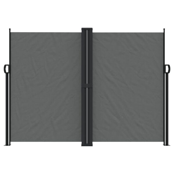 vidaXL Retractable Side Awning Anthracite 180x600 cm
