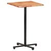 vidaXL Bar Table | Natural wood | Solid Acacia wood | Compact | Industrial