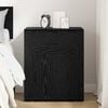 vidaXL Bedside Cabinet Black Oak 35 x 50 x 60 cm Engineered Wood