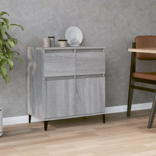vidaXL Sideboard Grey Sonoma 60x35x70 cm Engineered Wood