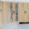 vidaXL Kitchen Wall Cabinet Wall-mounted Sonoma Oak 60 x 31 x 100 cm