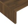 vidaXL Monitor Stand Brown Oak 60x23.5x12 cm Engineered Wood