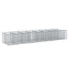 vidaXL Gabion Raised Bed 3 pcs 400 x 100 x 60 cm Galvanised Steel