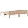 vidaXL Bed Frame without Mattress 180x200 cm Super King Solid Wood Pine