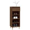 vidaXL Shoe Cabinet Brown Oak 40x36x105 cm Engineered Wood