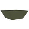vidaXL Garden Planter 5 pcs Olive Green 40 x 40 x 15 cm