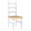 vidaXL 7 Piece Dining Set Panama White Solid Wood Pine