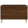 vidaXL Record Cabinet Brown Oak 74.5x38x48 cm Engineered Wood
