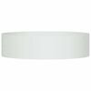 vidaXL Planter Ring White 80 x 80 x 20 cm Cold-rolled Steel
