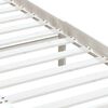 vidaXL Bed Frame without Mattress White King Size Solid Wood