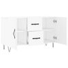 vidaXL Sideboard White 100x36x60 cm Engineered Wood
