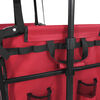 vidaXL Folding Hand Trolley Red 105 x 56.5 x 116 cm Oxford Cloth