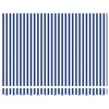 vidaXL Manual Retractable Awning Blue and White 3 x 2.5 m