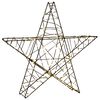 vidaXL 3D Christmas Star 120 LEDs Warm White 55 x 53.5 x 10 cm
