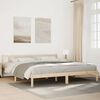 vidaXL Extra Long Bed Frame without Mattress 200x210 cm Solid Wood Pine