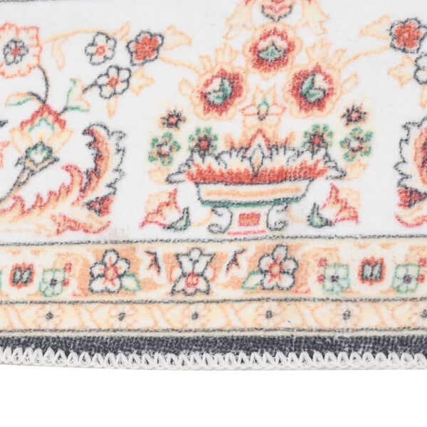vidaXL Printed Rug Washable Foldable Multicolour 140x200 cm Polyester