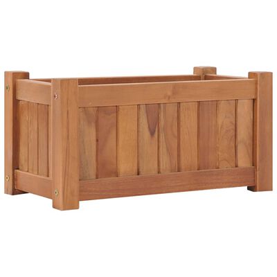 vidaXL Raised Bed 50x25x25 cm Solid Teak Wood