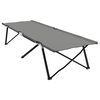 vidaXL Folding Camping Bed Folding Grey 206 x 76 x 74 cm Oxford fabric