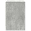 vidaXL Bedside Cabinets 2 pcs with Drawer Concrete Grey 40x34x50 cm