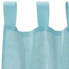 vidaXL Voile Curtains with Loops 2 pcs Turquoise 140x245 cm