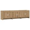 vidaXL TV Cabinet 168 x 33 x 47 cm Artisan Oak Engineered Wood