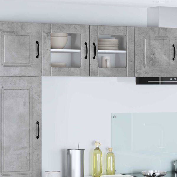 vidaXL Dishwasher Panel Lucca Concrete Grey 40 x 31 x 40 cm
