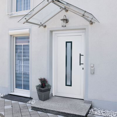 vidaXL Front Door White 98x200 cm PVC