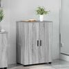vidaXL Bathroom Cabinet with Storage Grey Sonoma 60 x 35 x 80 cm