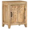 vidaXL Bedside Cabinet | Natural wood | Solid mango wood | Medium