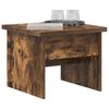 vidaXL Coffee Table Smoked Oak 55 x 54.5 x 45 cm Engineered wood