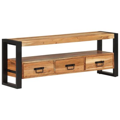 vidaXL TV Cabinet 120x30x45 cm Solid Wood Acacia