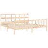 vidaXL Bed Frame without Mattress 200x200 cm Solid Wood Pine