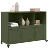 vidaXL Sideboard Olive Green 100.5x39x72 cm Steel