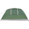 vidaXL Camping Tent Cabin 4-Person Green Waterproof