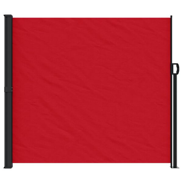 vidaXL Retractable Side Awning Red 180x600 cm