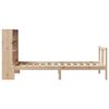 vidaXL Bookcase Bed without Mattress 90x190cm Single Solid Wood Pine