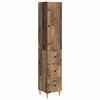 vidaXL Cabinet Set 2 pcs 33 x 34.5 x 90 cm Engineered Wood